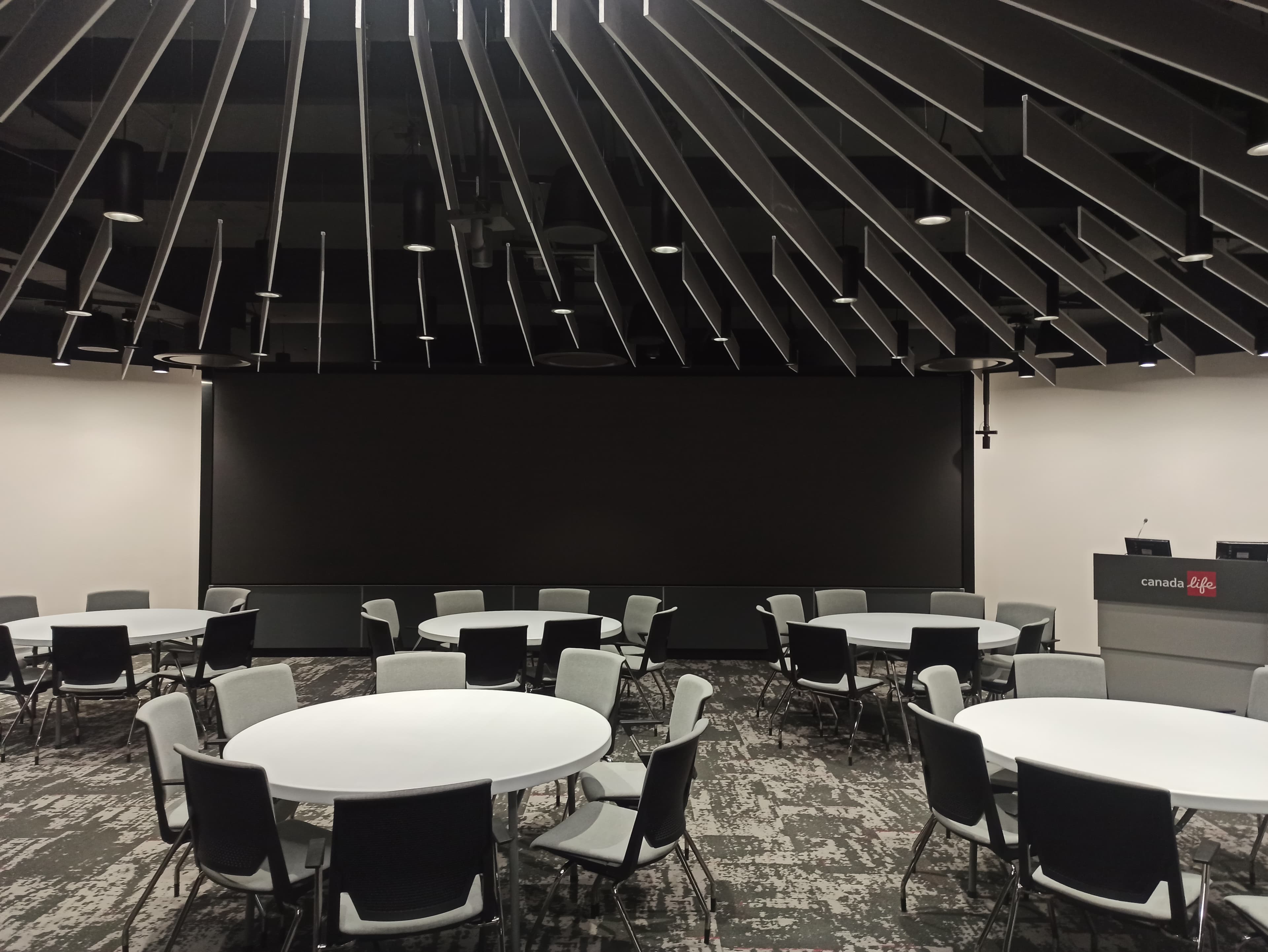 Commercial AV installation, Winnipeg conference room