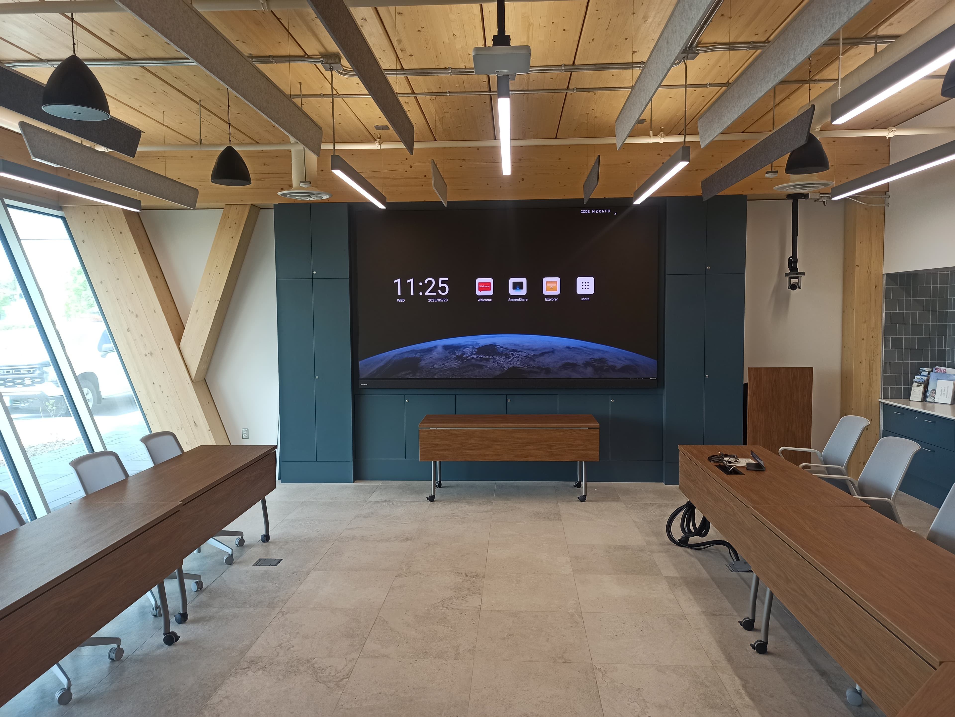 Boardroom AV installation, Winnipeg